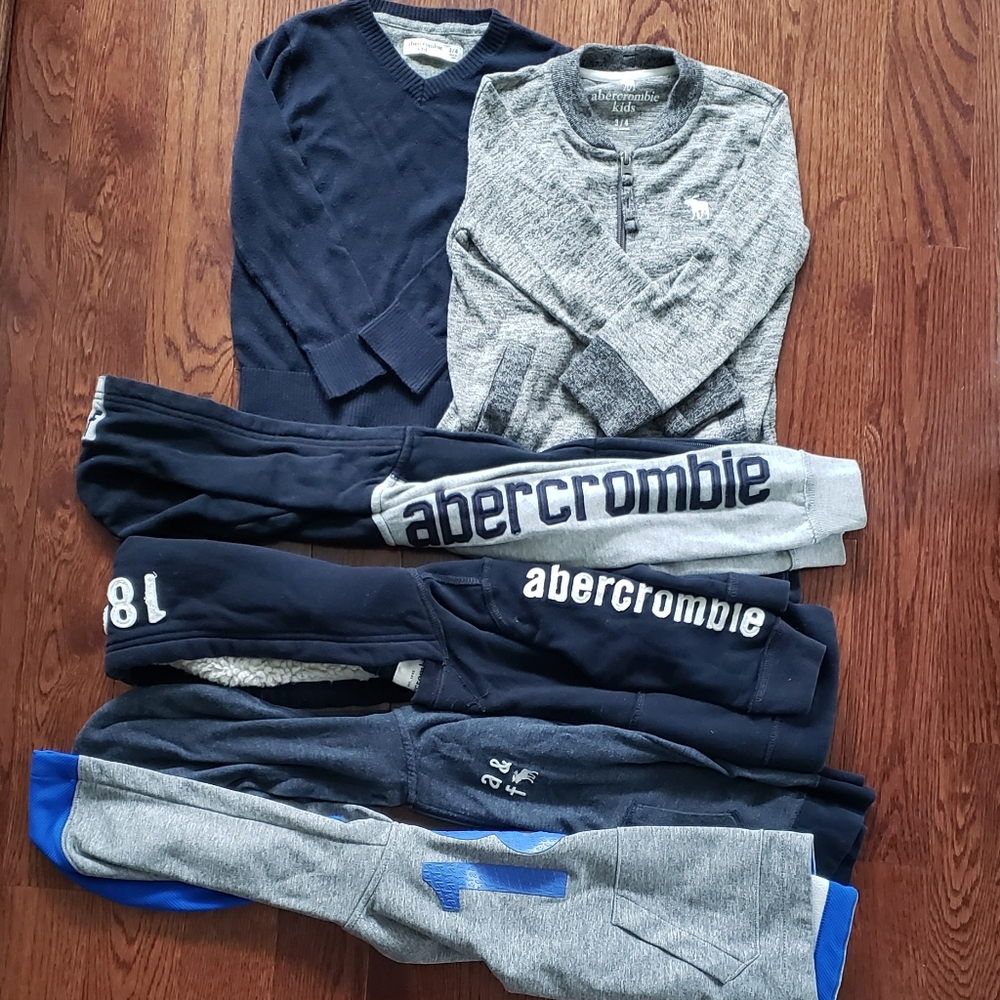 6 Boys Abercrombie Hoodies and Sweaters Sz 3/4